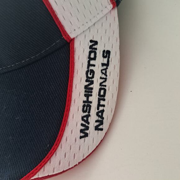 Washington Nationals MLB '47 Brand Adjustable Logo Hat Red White Blue - Picture 10 of 11
